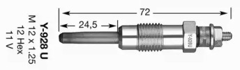 Свеча накаливания (NGK: 4389)